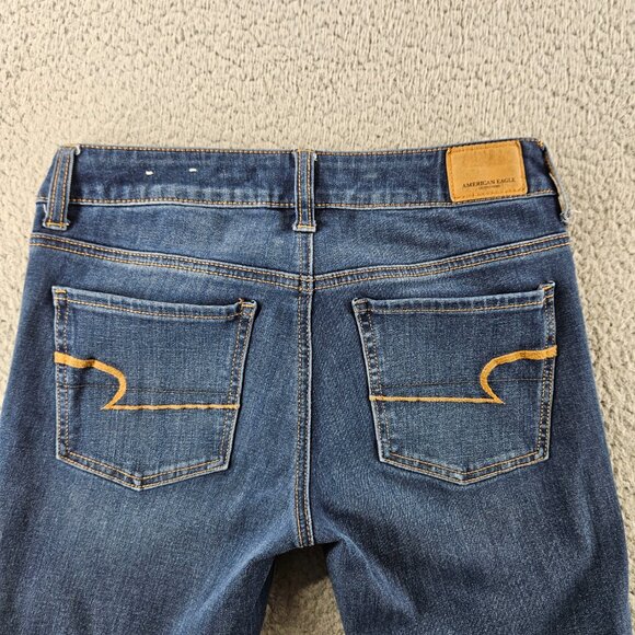 American Eagle Jeans Womens 4 Short‎ Jegging Super Stretch Skinny Denim Pants - Picture 15 of 16